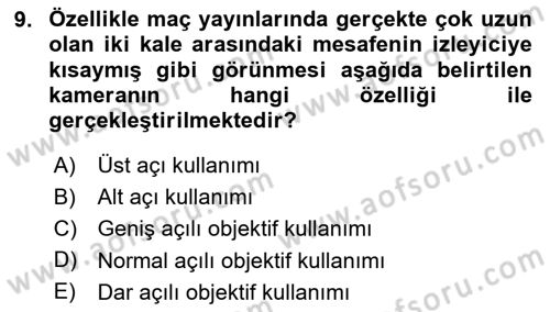 Halkla İlişkiler Uygulama Teknikleri Dersi 2023 - 2024 Yılı Yaz Okulu Sınavı 9. Soru