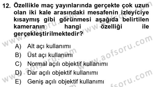 Halkla İlişkiler Uygulama Teknikleri Dersi 2024 - 2025 Yılı (Vize) Ara Sınav Soruları 12. Soru