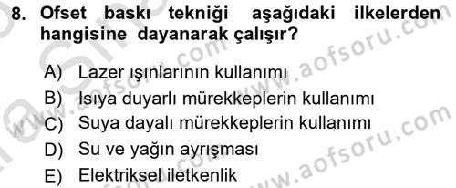 Halkla İlişkiler Uygulama Teknikleri Dersi 2024 - 2025 Yılı (Vize) Ara Sınav Soruları 8. Soru