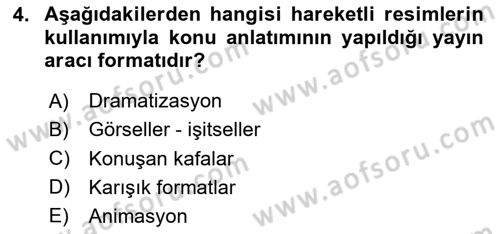 Halkla İlişkiler Uygulama Teknikleri Dersi 2024 - 2025 Yılı (Final) Dönem Sonu Sınav Soruları 4. Soru