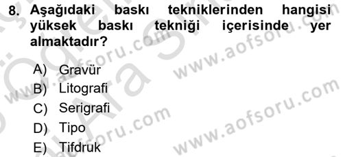 Halkla İlişkiler Uygulama Teknikleri Dersi 2025 - 2026 Yılı (Vize) Ara Sınav Soruları 8. Soru