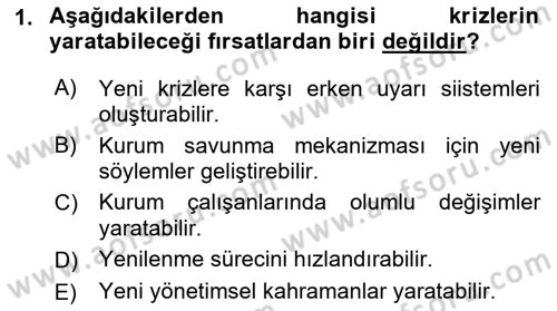 Halkla İlişkiler Uygulamaları ve Örnek Olaylar Dersi 2018 - 2019 Yılı (Final) Dönem Sonu Sınav Soruları 1. Soru