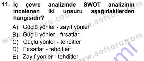 Halkla İlişkiler Yönetimi Dersi 2012 - 2013 Yılı (Final) Dönem Sonu Sınav Soruları 11. Soru