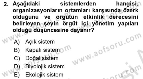 Halkla İlişkiler Yönetimi Dersi 2016 - 2017 Yılı (Vize) Ara Sınav Soruları 2. Soru
