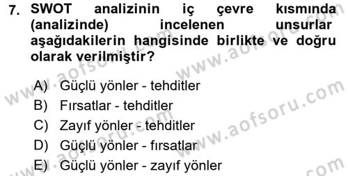 Halkla İlişkiler Yönetimi Dersi 2016 - 2017 Yılı (Final) Dönem Sonu Sınav Soruları 7. Soru