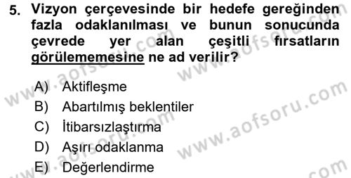 Halkla İlişkiler Yönetimi Dersi 2017 - 2018 Yılı (Vize) Ara Sınav Soruları 5. Soru