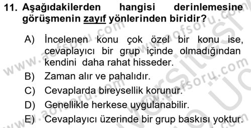 Halkla İlişkiler Yönetimi Dersi 2018 - 2019 Yılı 3 Ders Sınav Soruları 11. Soru