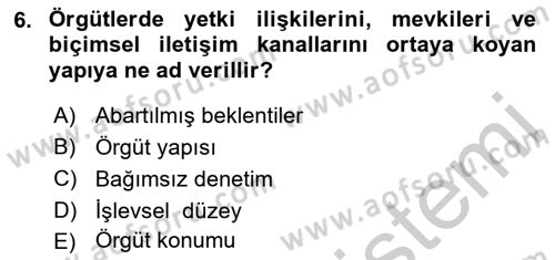 Halkla İlişkiler Yönetimi Dersi 2018 - 2019 Yılı Yaz Okulu Sınav Soruları 6. Soru