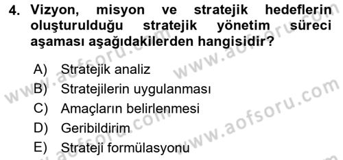 Halkla İlişkiler Yönetimi Dersi 2021 - 2022 Yılı (Vize) Ara Sınav Soruları 4. Soru