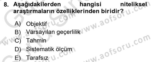 Halkla İlişkiler Yönetimi Dersi 2021 - 2022 Yılı (Final) Dönem Sonu Sınav Soruları 8. Soru