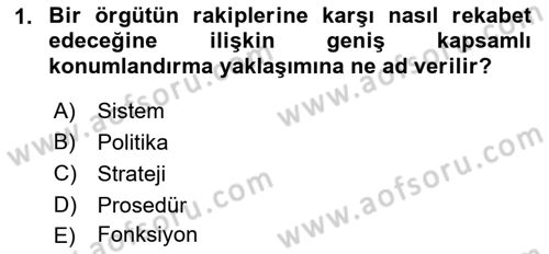 Halkla İlişkiler Yönetimi Dersi 2021 - 2022 Yılı Yaz Okulu Sınav Soruları 1. Soru