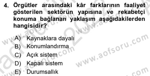 Halkla İlişkiler Yönetimi Dersi 2022 - 2023 Yılı (Vize) Ara Sınav Soruları 4. Soru