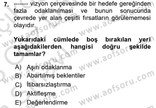 Halkla İlişkiler Yönetimi Dersi 2022 - 2023 Yılı (Vize) Ara Sınav Soruları 7. Soru
