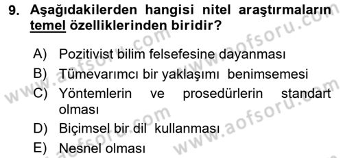 Halkla İlişkiler Yönetimi Dersi 2023 - 2024 Yılı (Final) Dönem Sonu Sınav Soruları 9. Soru