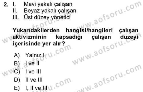 Halkla İlişkiler Yönetimi Dersi 2023 - 2024 Yılı Yaz Okulu Sınav Soruları 2. Soru