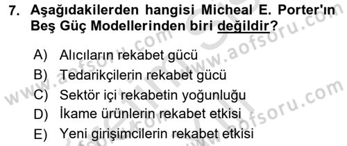Halkla İlişkiler Yönetimi Dersi 2023 - 2024 Yılı Yaz Okulu Sınav Soruları 7. Soru