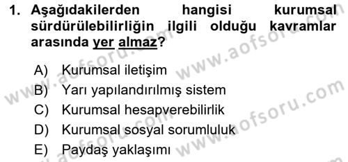 Halkla İlişkiler Yönetimi Dersi 2024 - 2025 Yılı (Final) Dönem Sonu Sınav Soruları 1. Soru