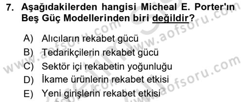 Halkla İlişkiler Yönetimi Dersi 2024 - 2025 Yılı Yaz Okulu Sınav Soruları 7. Soru