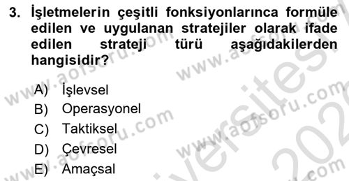 Halkla İlişkiler Yönetimi Dersi 2025 - 2026 Yılı (Vize) Ara Sınav Soruları 3. Soru