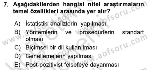 Halkla İlişkiler Yönetimi Dersi 2025 - 2026 Yılı (Final) Dönem Sonu Sınav Soruları 7. Soru