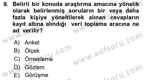 Halkla İlişkiler Yönetimi Dersi 2025 - 2026 Yılı (Final) Dönem Sonu Sınav Soruları 9. Soru