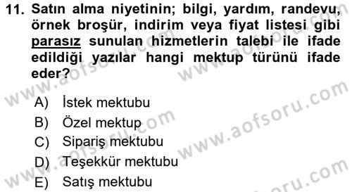 Halkla İlişkiler Yazarlığı Dersi 2017 - 2018 Yılı (Final) Dönem Sonu Sınav Soruları 11. Soru