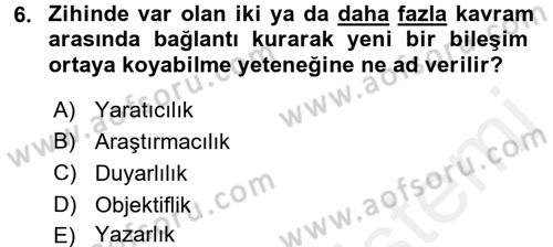 Halkla İlişkiler Yazarlığı Dersi 2017 - 2018 Yılı (Final) Dönem Sonu Sınav Soruları 6. Soru