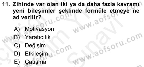 Halkla İlişkiler Yazarlığı Dersi 2018 - 2019 Yılı (Vize) Ara Sınav Soruları 11. Soru