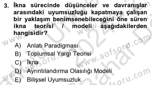 Halkla İlişkiler Yazarlığı Dersi 2024 - 2025 Yılı (Vize) Ara Sınav Soruları 3. Soru