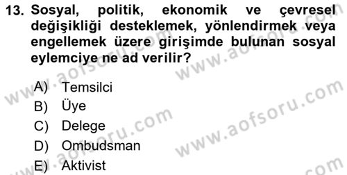Halkla İlişkiler Yazarlığı Dersi 2024 - 2025 Yılı (Final) Dönem Sonu Sınav Soruları 13. Soru