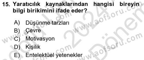 Halkla İlişkiler Yazarlığı Dersi 2024 - 2025 Yılı (Final) Dönem Sonu Sınav Soruları 15. Soru