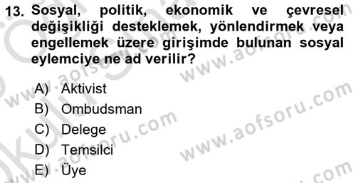 Halkla İlişkiler Yazarlığı Dersi 2024 - 2025 Yılı Yaz Okulu Sınav Soruları 13. Soru