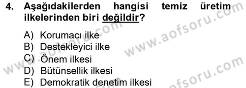 Kurumsal Sosyal Sorumluluk Dersi 2013 - 2014 Yılı (Final) Dönem Sonu Sınav Soruları 4. Soru