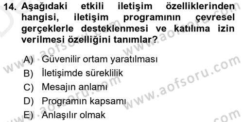 Kurumsal Sosyal Sorumluluk Dersi 2015 - 2016 Yılı Tek Ders Sınav Soruları 14. Soru