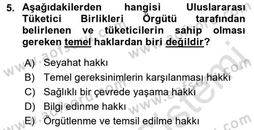 Kurumsal Sosyal Sorumluluk Dersi Ara Sınavı Deneme Sınav Soruları 5. Soru
