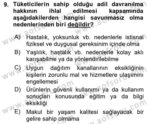 Kurumsal Sosyal Sorumluluk Dersi 2022 - 2023 Yılı Yaz Okulu Sınav Soruları 9. Soru
