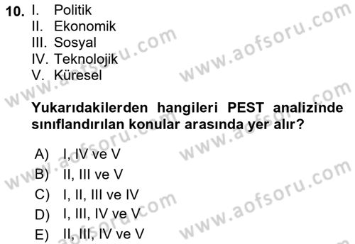 Halkla İlişkilerde Güncel Kavramlar 1 Dersi 2021 - 2022 Yılı (Final) Dönem Sonu Sınav Soruları 10. Soru