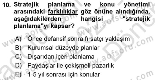 Halkla İlişkilerde Güncel Kavramlar 1 Dersi 2023 - 2024 Yılı (Final) Dönem Sonu Sınav Soruları 10. Soru