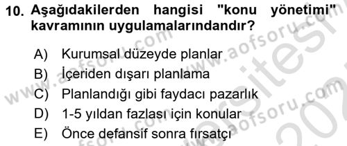 Halkla İlişkilerde Güncel Kavramlar 1 Dersi 2024 - 2025 Yılı (Final) Dönem Sonu Sınav Soruları 10. Soru