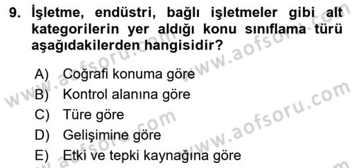 Halkla İlişkilerde Güncel Kavramlar 1 Dersi 2025 - 2026 Yılı (Final) Dönem Sonu Sınav Soruları 9. Soru