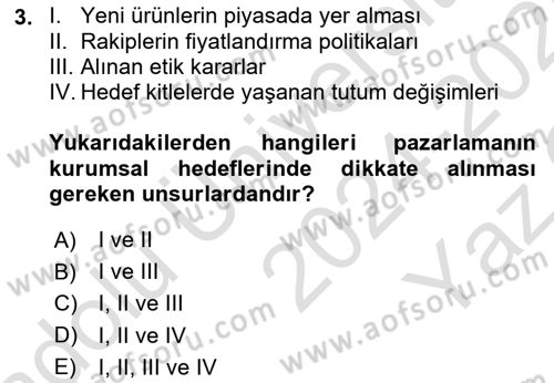 Halkla İlişkilerde Güncel Kavramlar 2 Dersi 2024 - 2025 Yılı Yaz Okulu Sınav Soruları 3. Soru