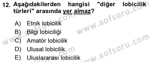 Halkla İlişkilerde Güncel Kavramlar 2 Dersi 2025 - 2026 Yılı (Final) Dönem Sonu Sınav Soruları 12. Soru