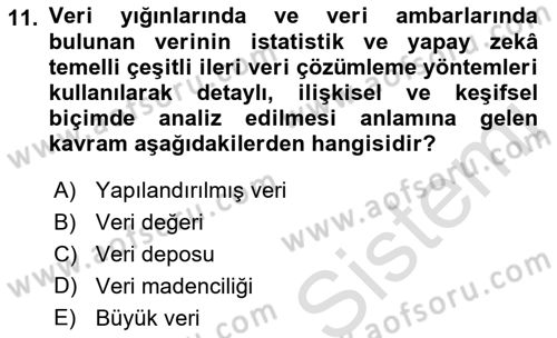 Dijital Halkla İlişkiler Dersi 2022 - 2023 Yılı Yaz Okulu Sınav Soruları 11. Soru