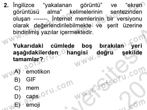 Dijital Halkla İlişkiler Dersi 2023 - 2024 Yılı (Vize) Ara Sınav Soruları 2. Soru