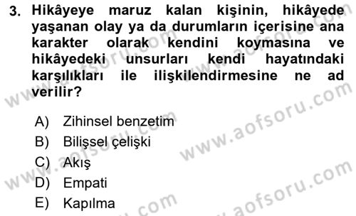 Dijital Halkla İlişkiler Dersi 2024 - 2025 Yılı Yaz Okulu Sınav Soruları 3. Soru