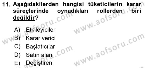 Reklamda Yaratıcılık Dersi 2021 - 2022 Yılı (Vize) Ara Sınav Soruları 11. Soru