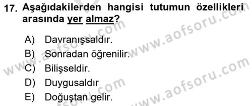 Reklamda Yaratıcılık Dersi 2021 - 2022 Yılı (Final) Dönem Sonu Sınav Soruları 17. Soru