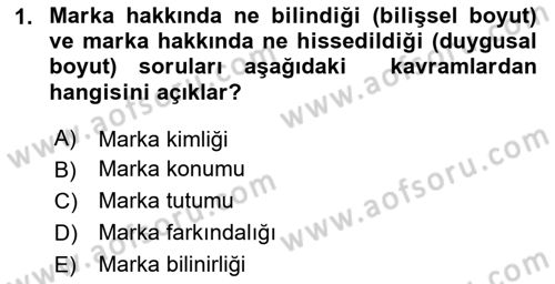 Reklamda Yaratıcılık Dersi 2024 - 2025 Yılı (Final) Dönem Sonu Sınav Soruları 1. Soru