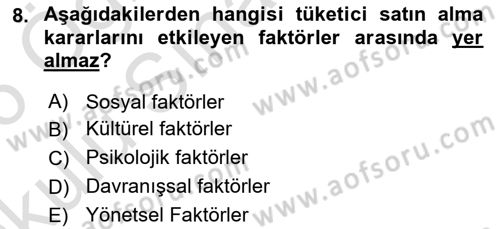 Reklamda Yaratıcılık Dersi 2025 - 2026 Yılı Yaz Okulu Sınav Soruları 8. Soru