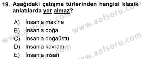 Dijital İçerik Pazarlaması Dersi 2021 - 2022 Yılı Yaz Okulu Sınav Soruları 19. Soru